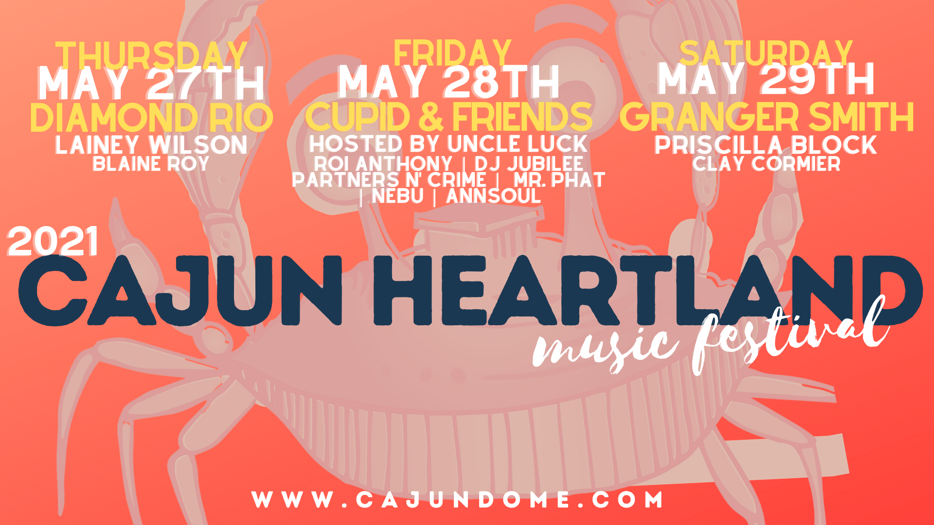 Cajun Heartland State Fair Music Lineup Announced! Mustang